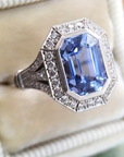Azure Deco Ring