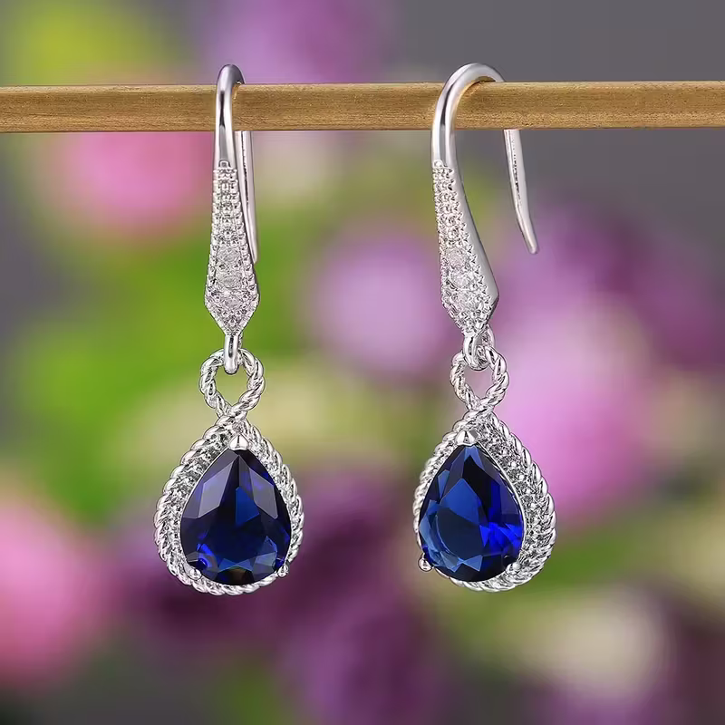 Royal Sapphire Earrings