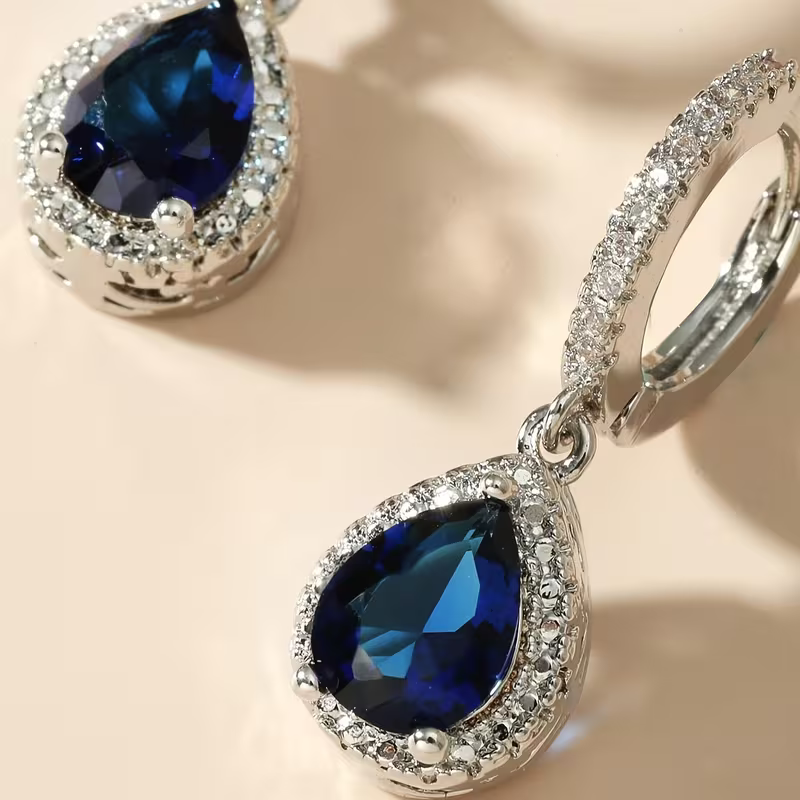 Sapphire Grace Earrings