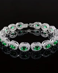 Sapphire Oval Bracelet