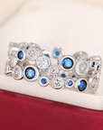 Sapphire Orbit Ring