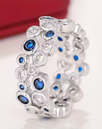 Sapphire Orbit Ring