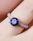 Tanzanite Solitaire Ring