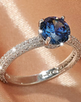 Tanzanite Solitaire Ring