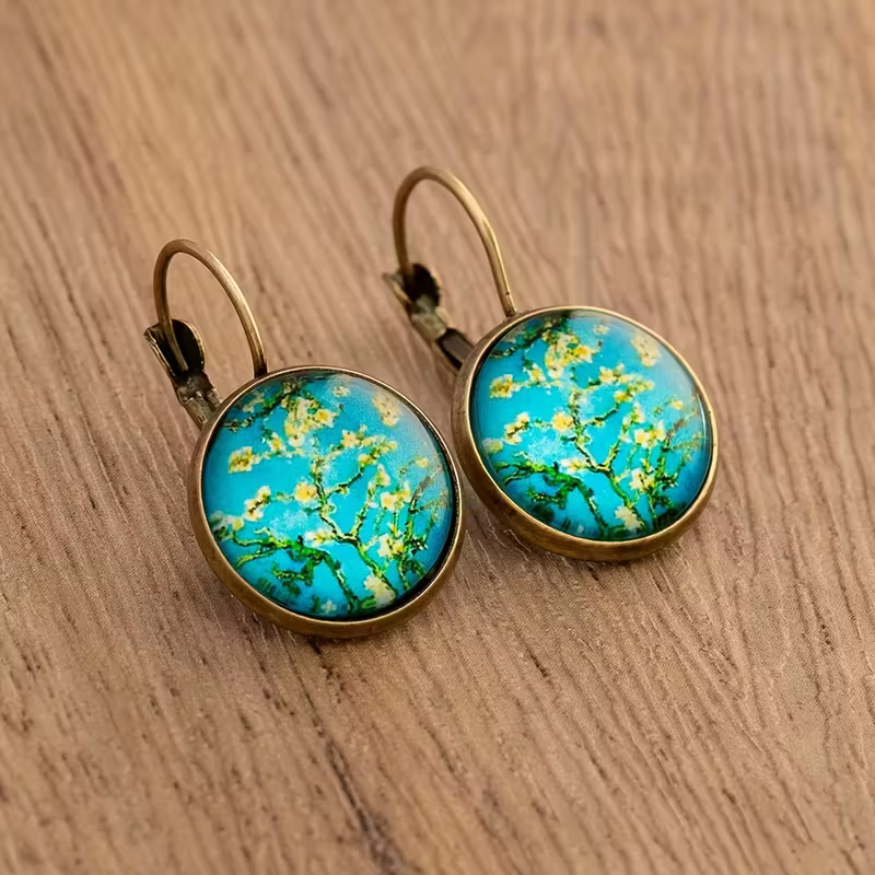 Floral Mosaic Earrings
