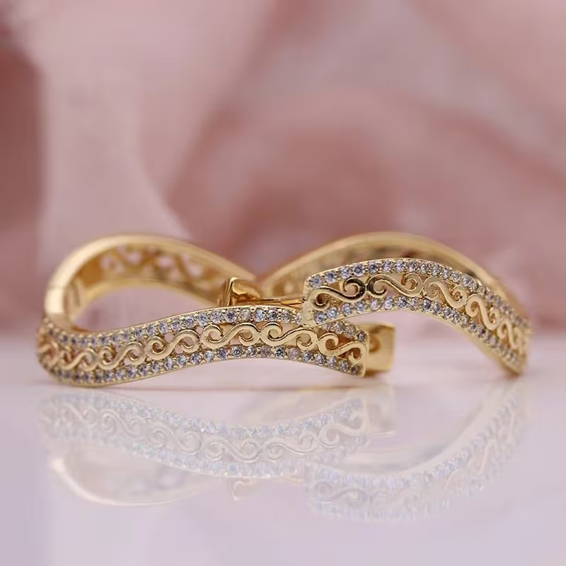 Vintage Scroll Earrings