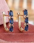 Marquis Hoop Earrings
