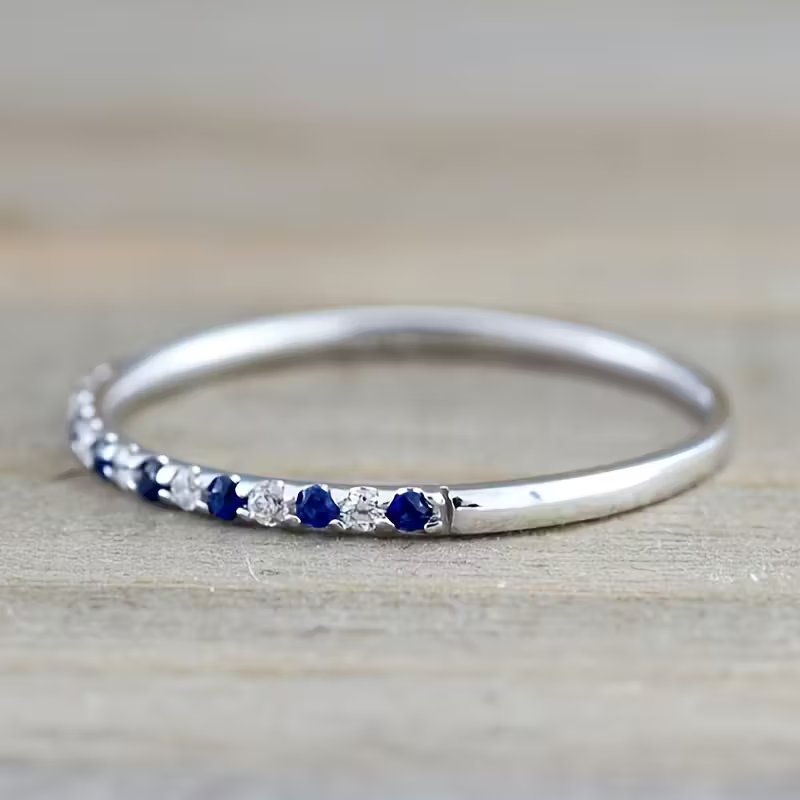 Sapphire Whisper Ring