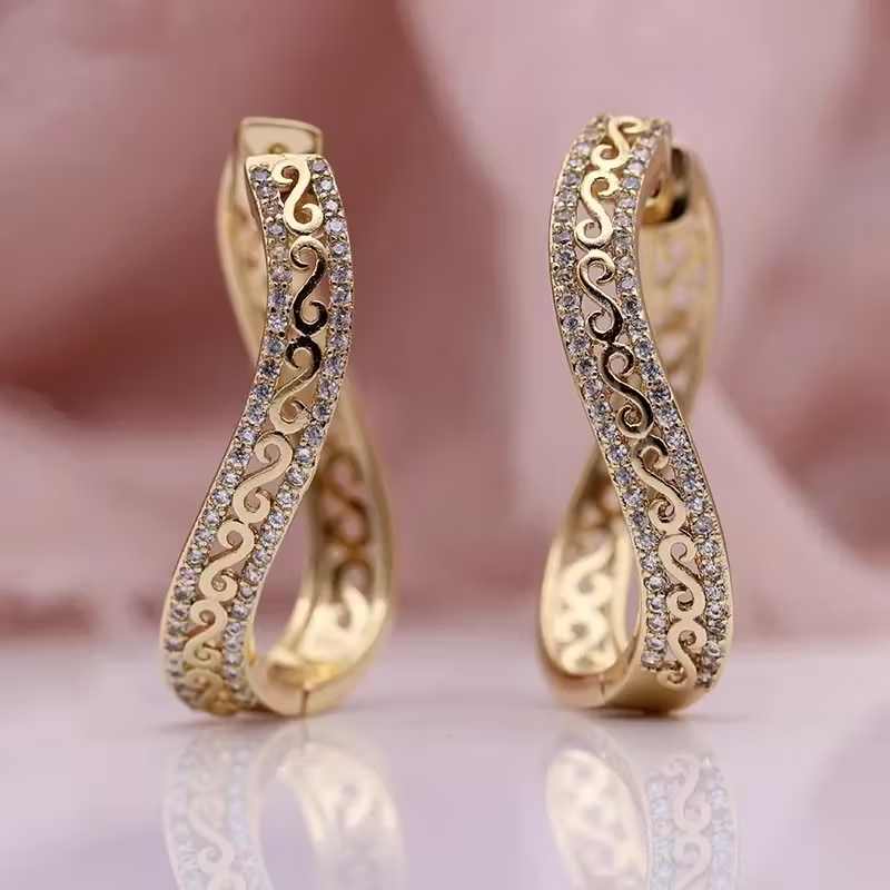 Vintage Scroll Earrings