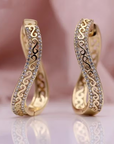 Vintage Scroll Earrings