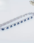 Sapphire Tennis Line Bracelet