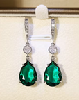 Emerald Teardrop Earrings
