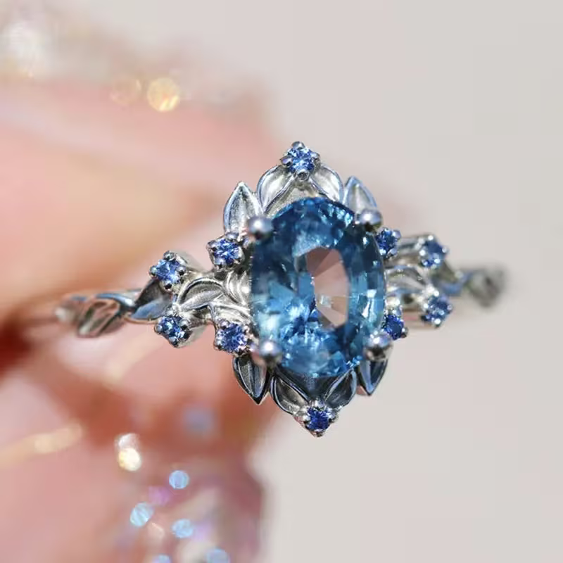 Sapphire Bloom Royale Ring