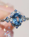 Sapphire Bloom Royale Ring