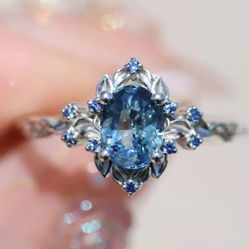 Sapphire Bloom Royale Ring