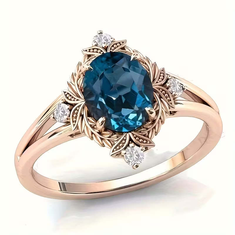 Ocean Crown Vintage Ring