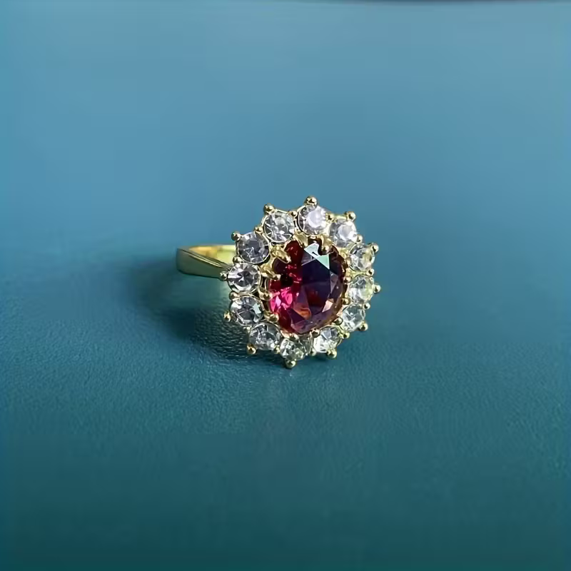 Regal Halo Ring