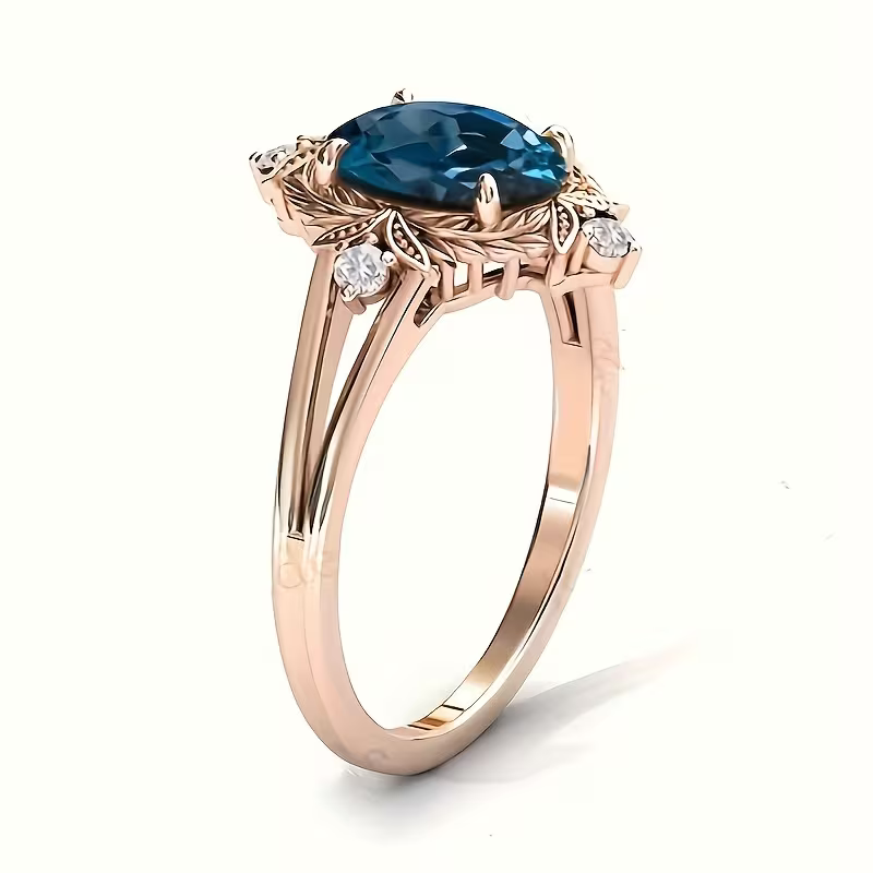 Ocean Crown Vintage Ring