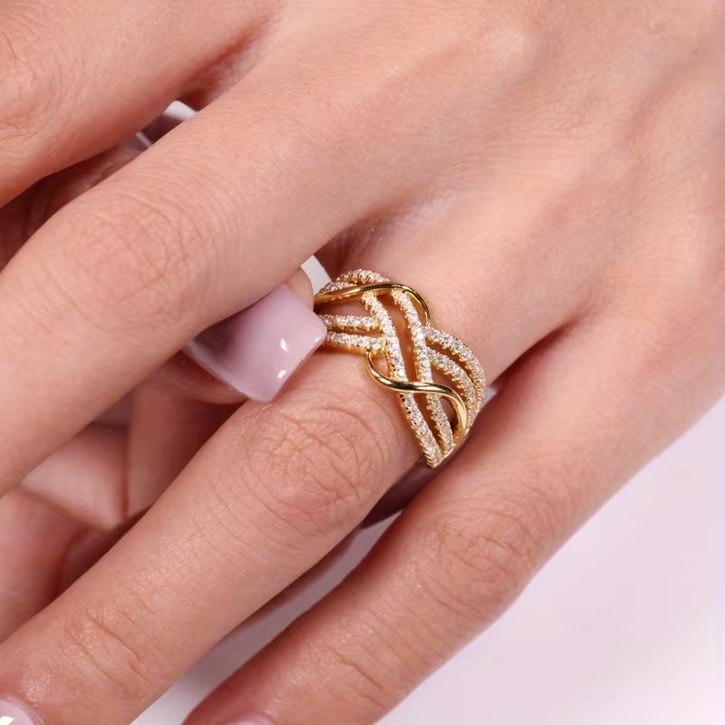 Radiant Infinity Ring