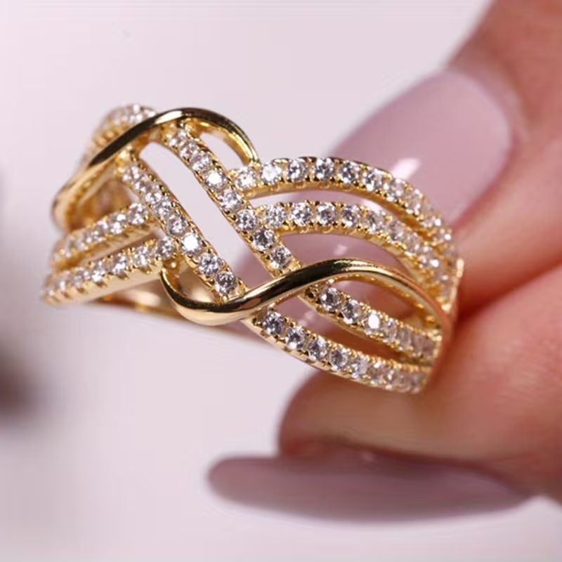 Radiant Infinity Ring