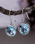 Blue Crystal Earrings