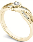 Golden Knot Promise Ring