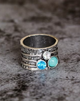 Floral Gemstone Ring