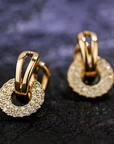 Crystal Loop Earrings