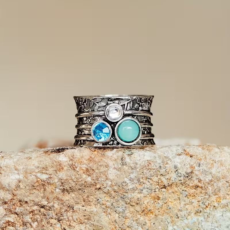 Floral Gemstone Ring
