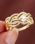 Twisted Braid Ring