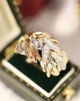 Golden Leaf Ring