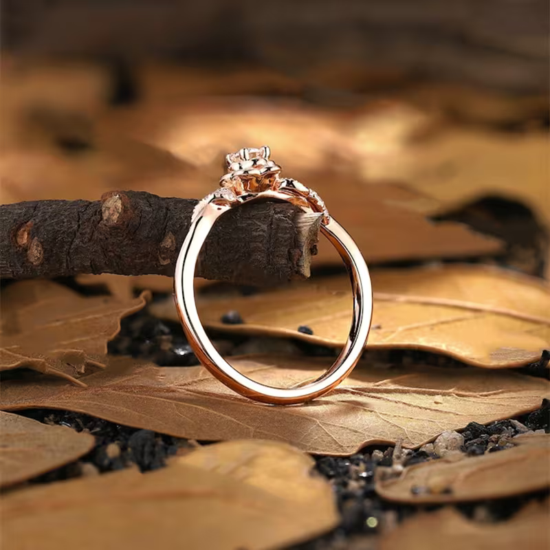 Autumn Leaf Promise Ring