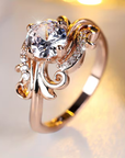 Royal Swirl Brilliance Ring