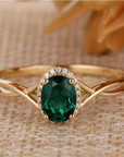Evergreen Twist Ring