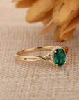 Evergreen Twist Ring