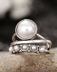 Vintage Pearl Statement Ring