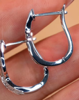 Silver Wave Earrings