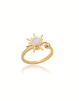 Sunbeam Moonstone Ring
