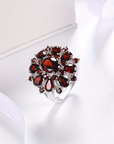 Ruby Bloom Ring