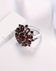 Ruby Bloom Ring