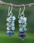 Vintage Dangling Stones Earrings