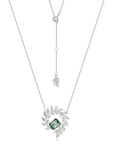 Moss Agate Fern Necklace