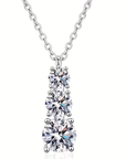 Triple Spark Gold Necklace