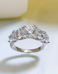 Engagement Gold Zirconia Ring