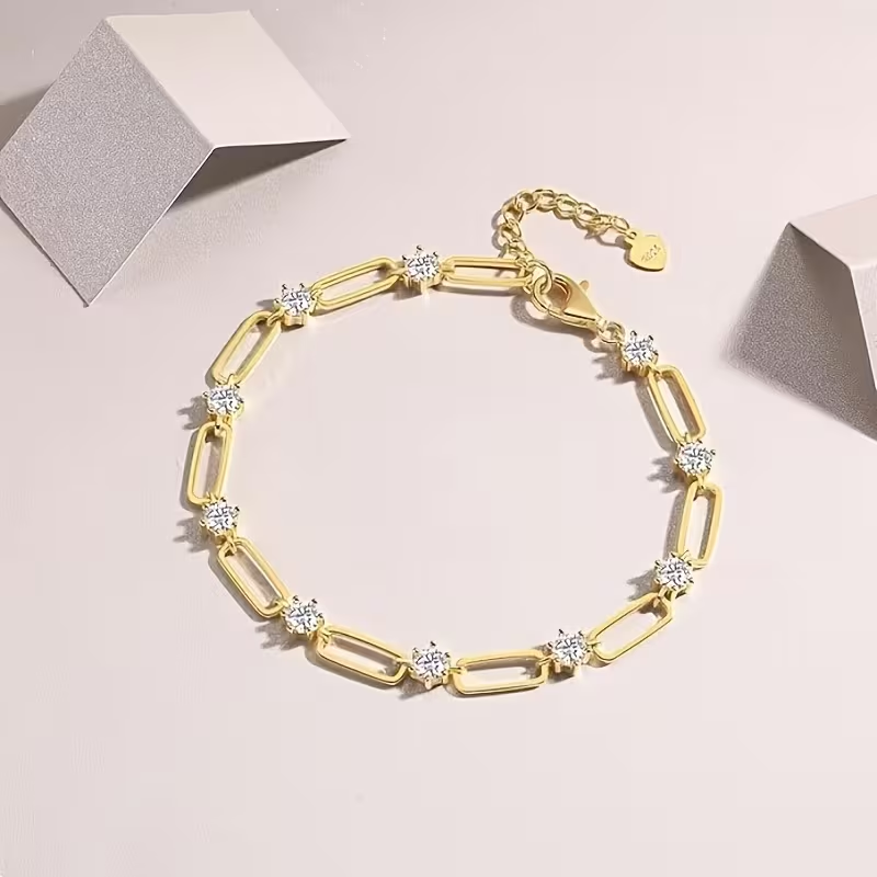 Luxury Clip Chain Gold Bracelet
