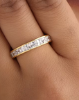 Elegant Luxury Spark Gold Ring
