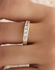 Elegant Luxury Spark Gold Ring