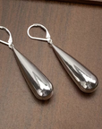 Golden Teardrop Dangle Earrings