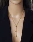 Golden Jewelry Dangle Set