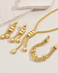 Gold Dangle Mesh Set